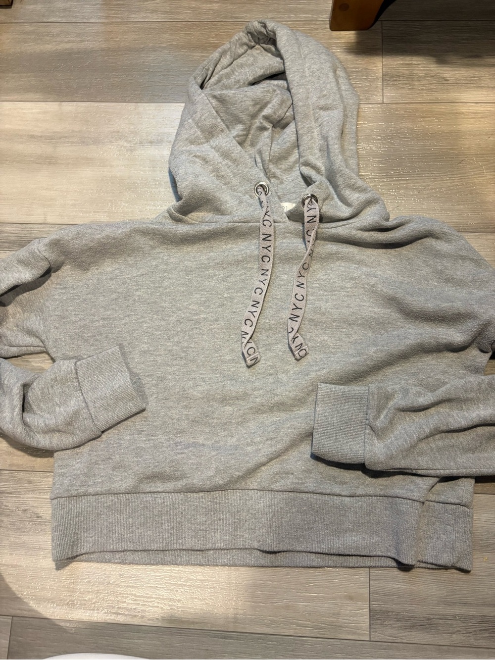 Gray Hooded Sweatshirt Hoodie